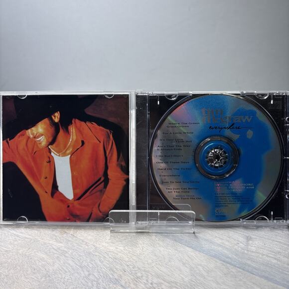 Tim McGraw Everywhere CD 1997 Curb Country - Picture 3 of 5